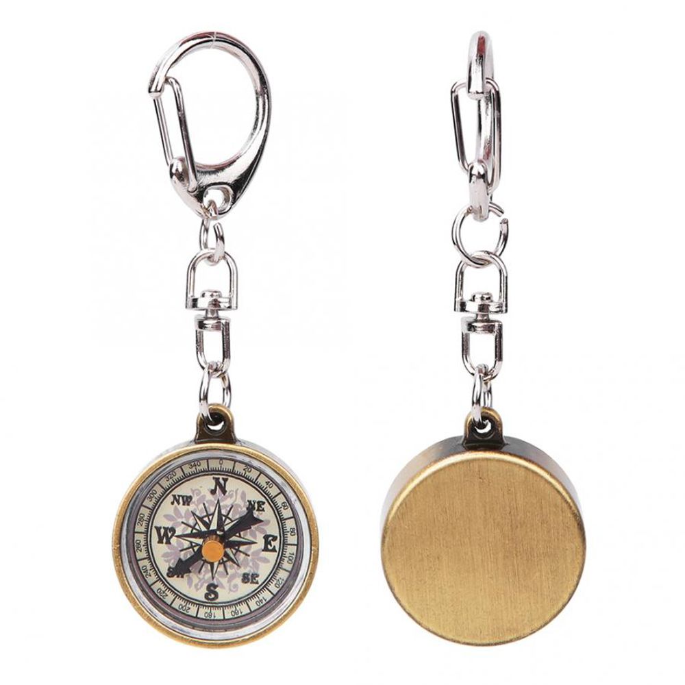 Compass Keychain Mini - Portable Key Ring Mini Compass Outdoor