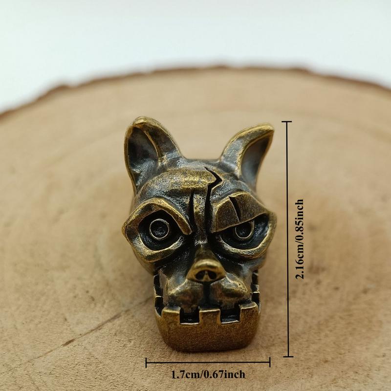 Bulldog Head Brass Knife Bead  - огляд і ціна Edc Carry Pack