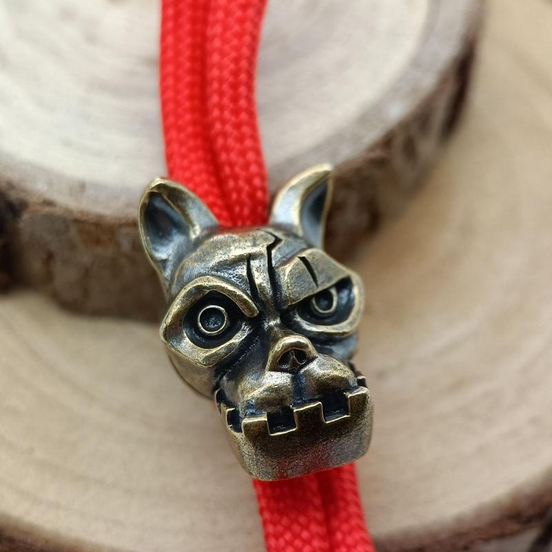 Bulldog Head Brass Knife Bead  - огляд і ціна Edc Carry Pack