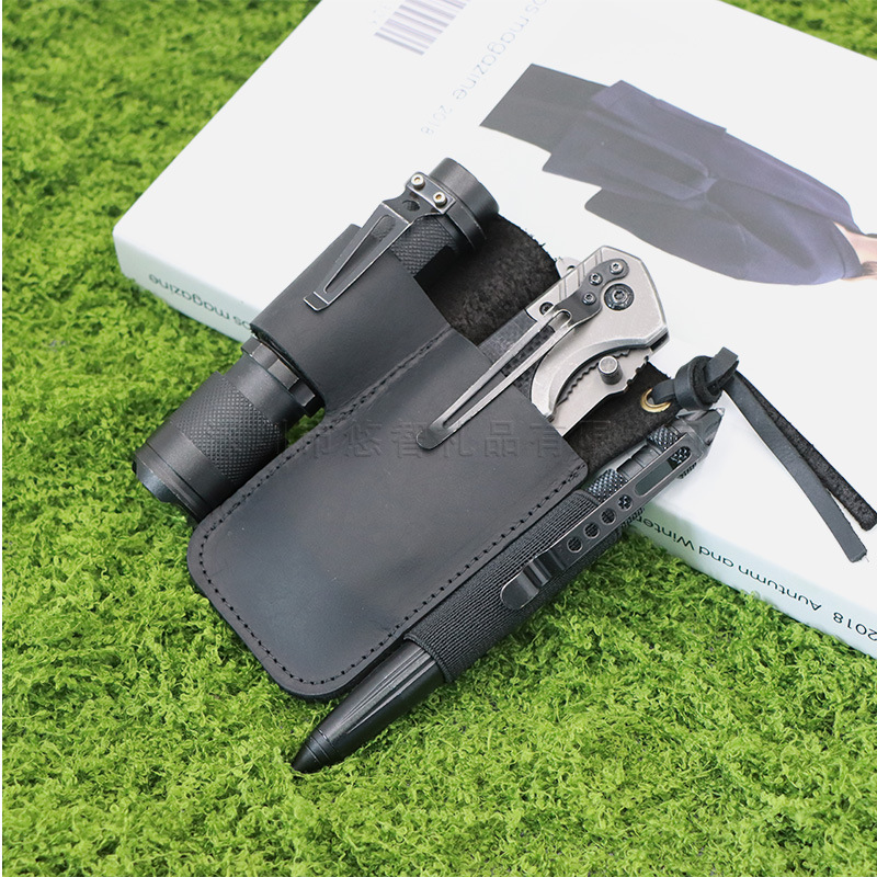 Leather EDC Tool Pouch Outdoor - огляд і ціна Edc Carry Items