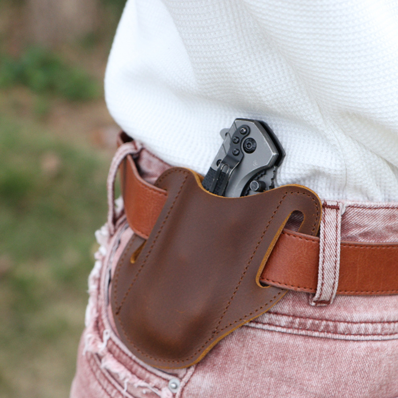 Leather EDC Tool Pouch Outdoor - огляд і ціна Edc Carry Items
