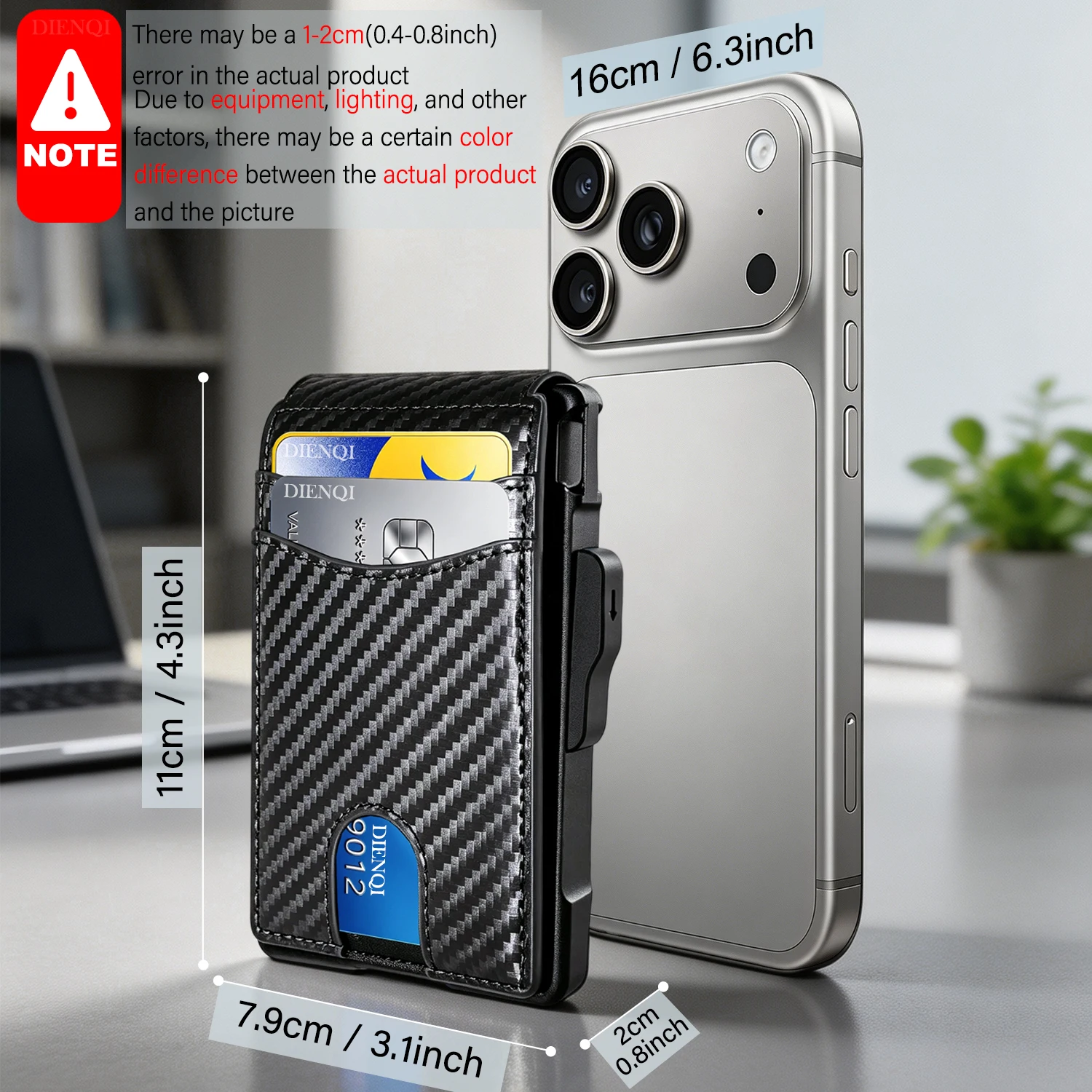 Men Wallet Carbon Fiber RFID B - огляд і ціна Money Clip Magnetic