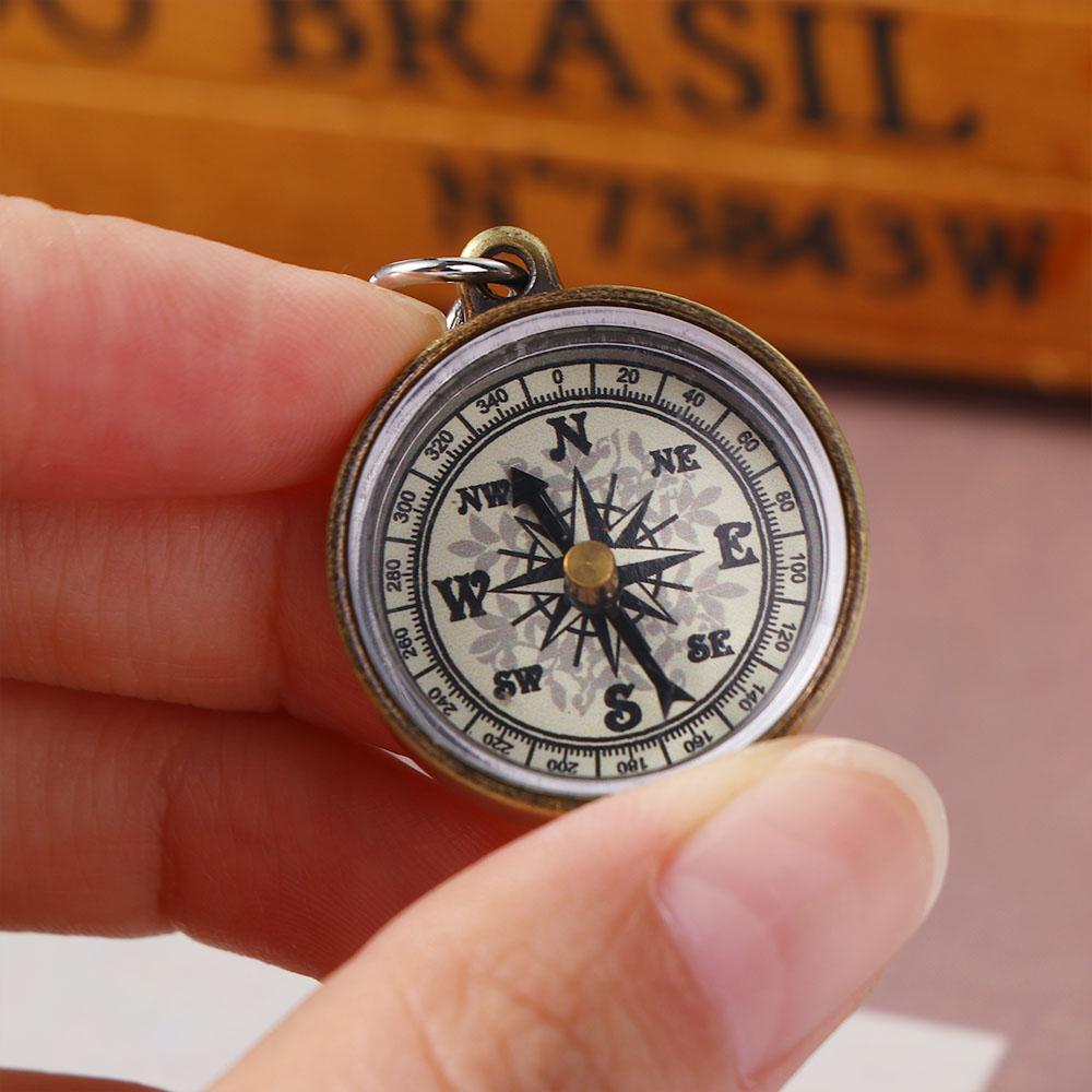 Gold Color Zinc Alloy Navigati - огляд і ціна Compass Keychain Mini