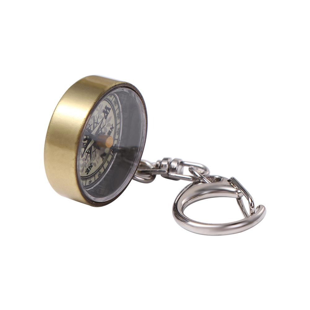 Gold Color Zinc Alloy Navigati - огляд і ціна Compass Keychain Mini