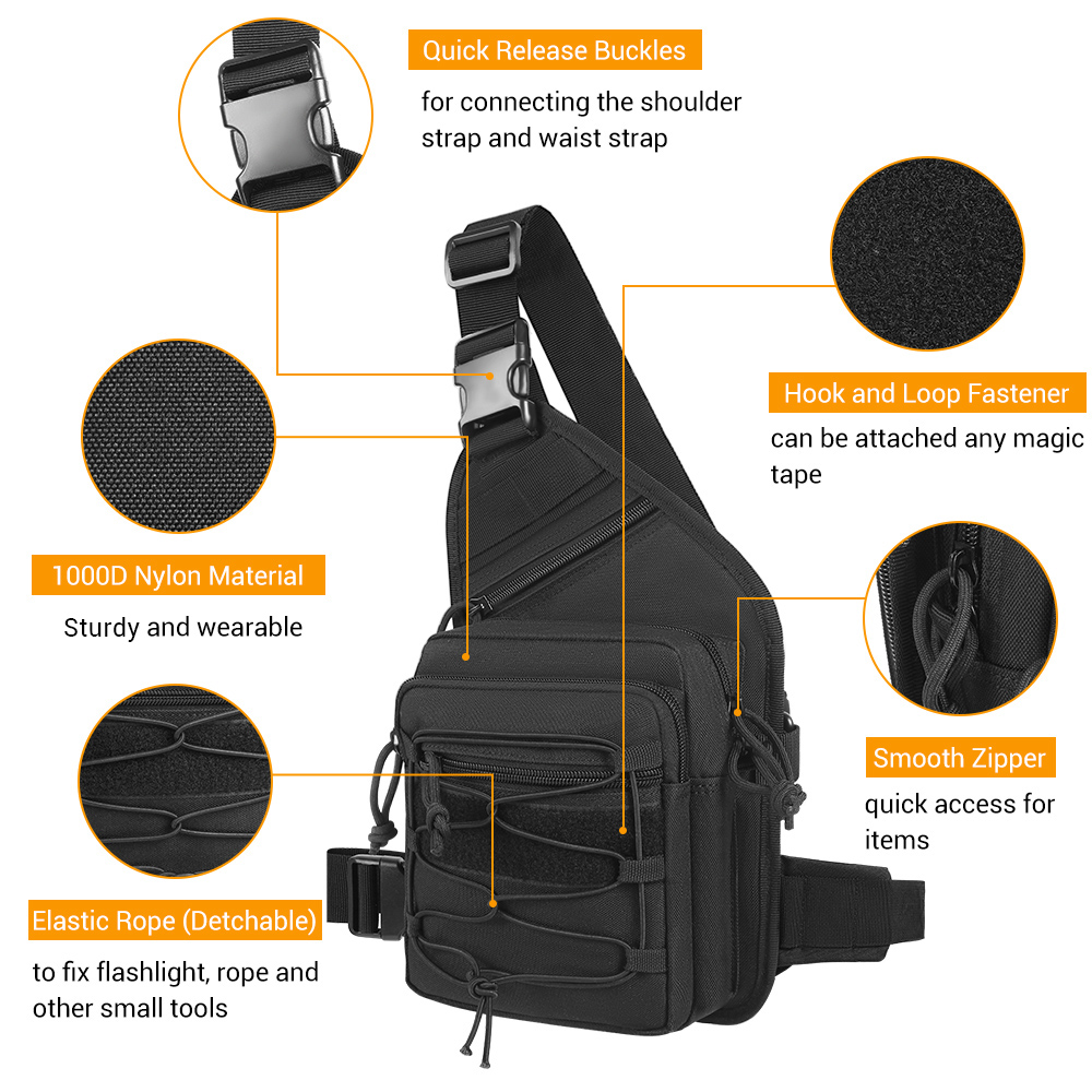 Tactical Pistol Gun Storage Ba - огляд і ціна Edc Concealed Carry Bag