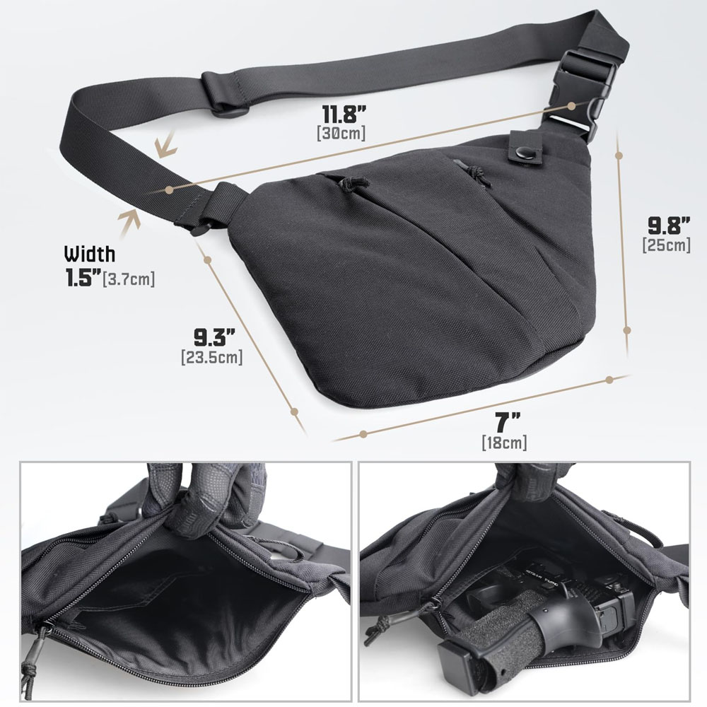 Tactical Concealed Gun Carry B - огляд і ціна Edc Concealed Carry Bag