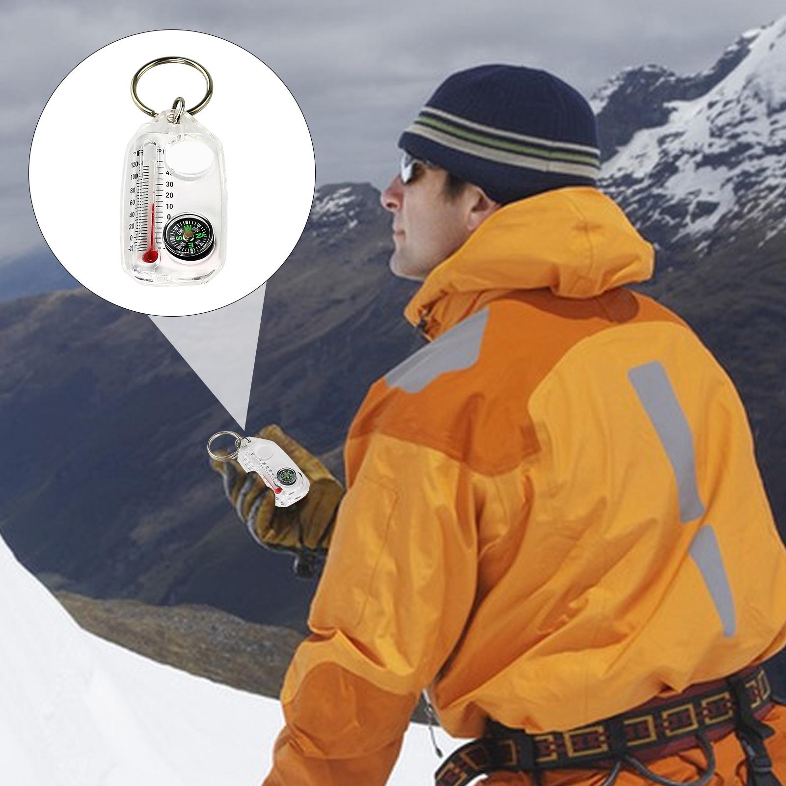 Multi-function Mini Keychains  - огляд і ціна Compass Keychain Mini