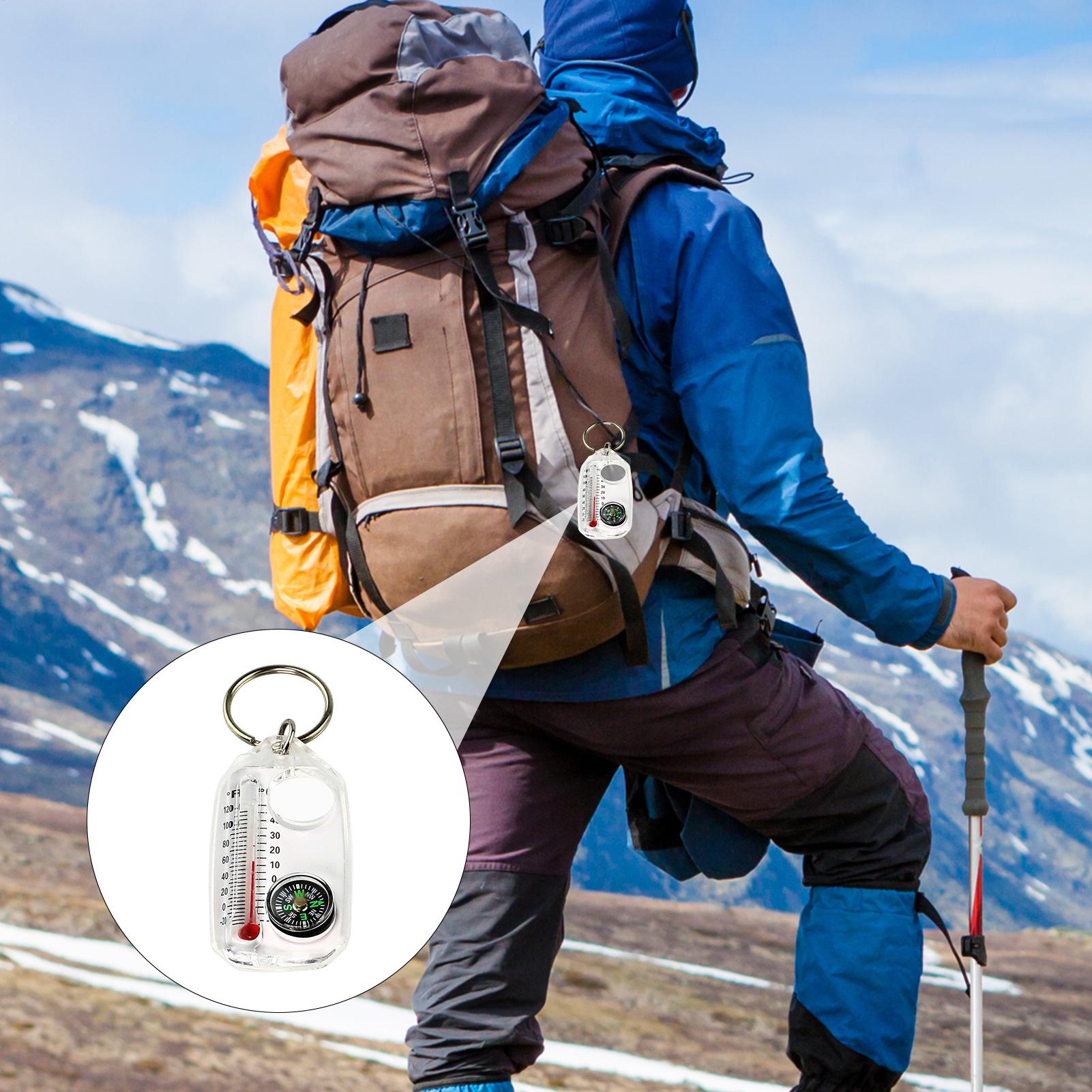 Multi-function Mini Keychains  - огляд і ціна Compass Keychain Mini