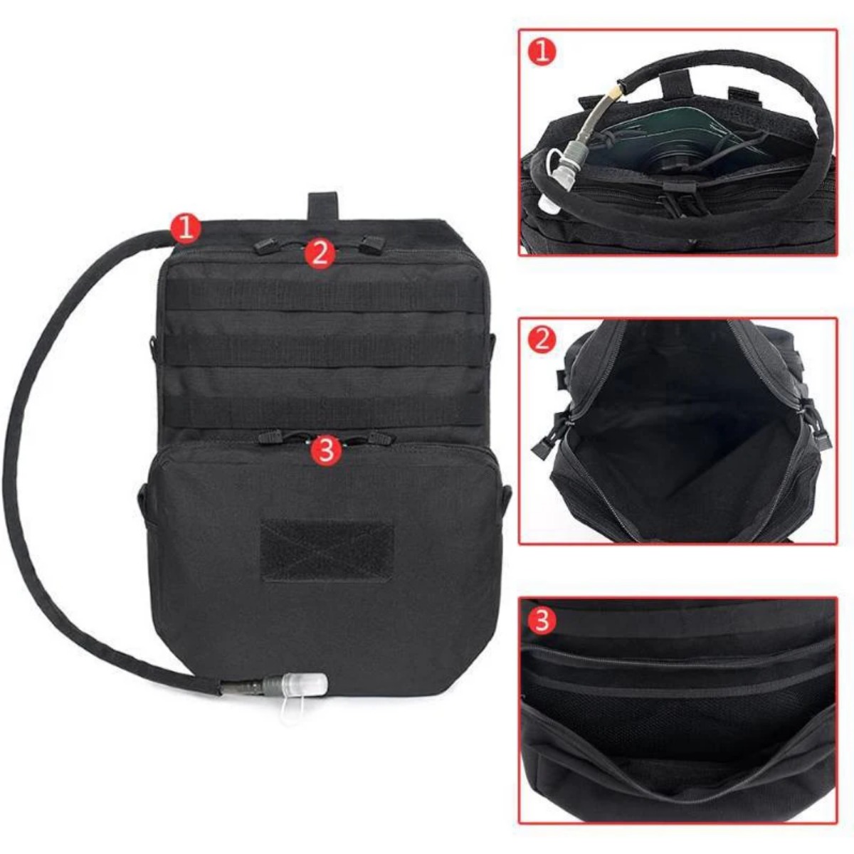 Outdoor Molle Bag Camping Hydr - огляд і ціна Edc Carry Items