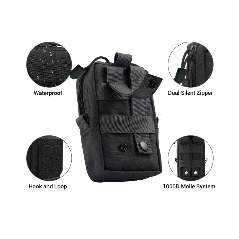 Tactical Molle Pouch Waist Bag - огляд і ціна Edc Carry Items