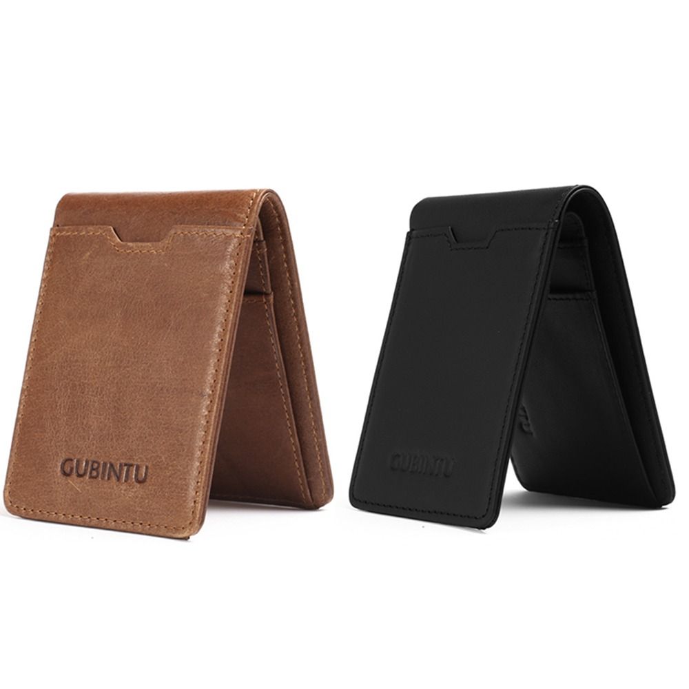 Genuine Leather Mens Wallets S - огляд і ціна Money Clip Magnetic