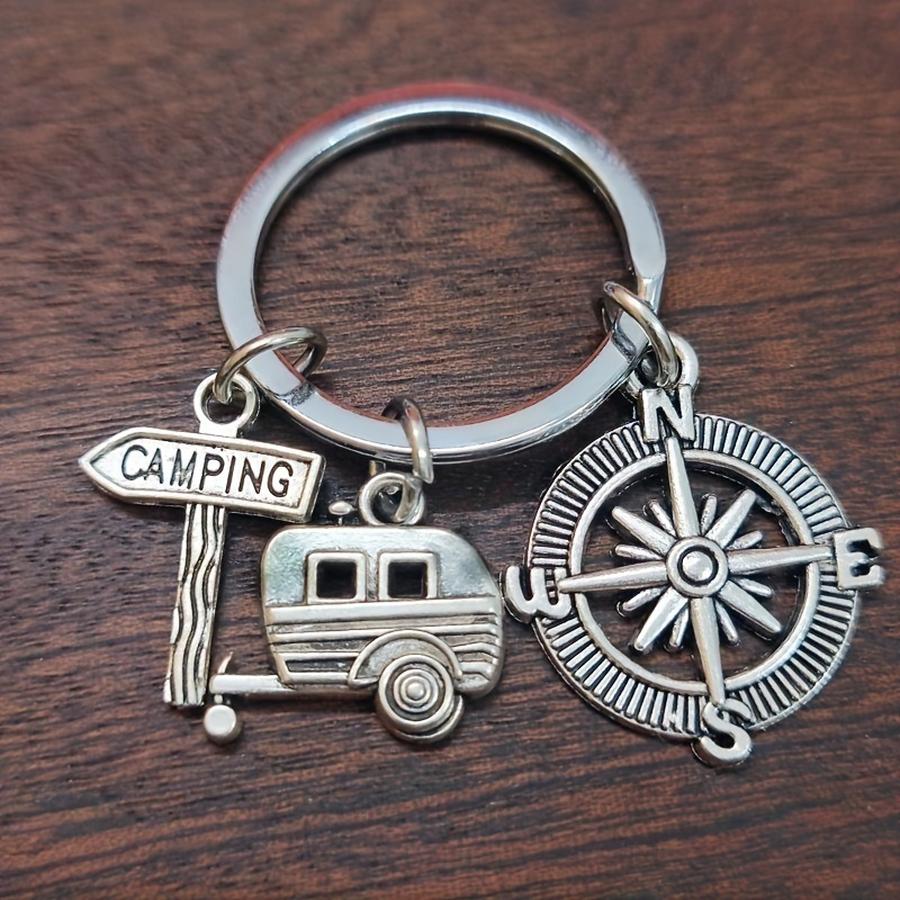 1/5/10/20/50/100pcs Camping RV - огляд і ціна Compass Keychain Mini