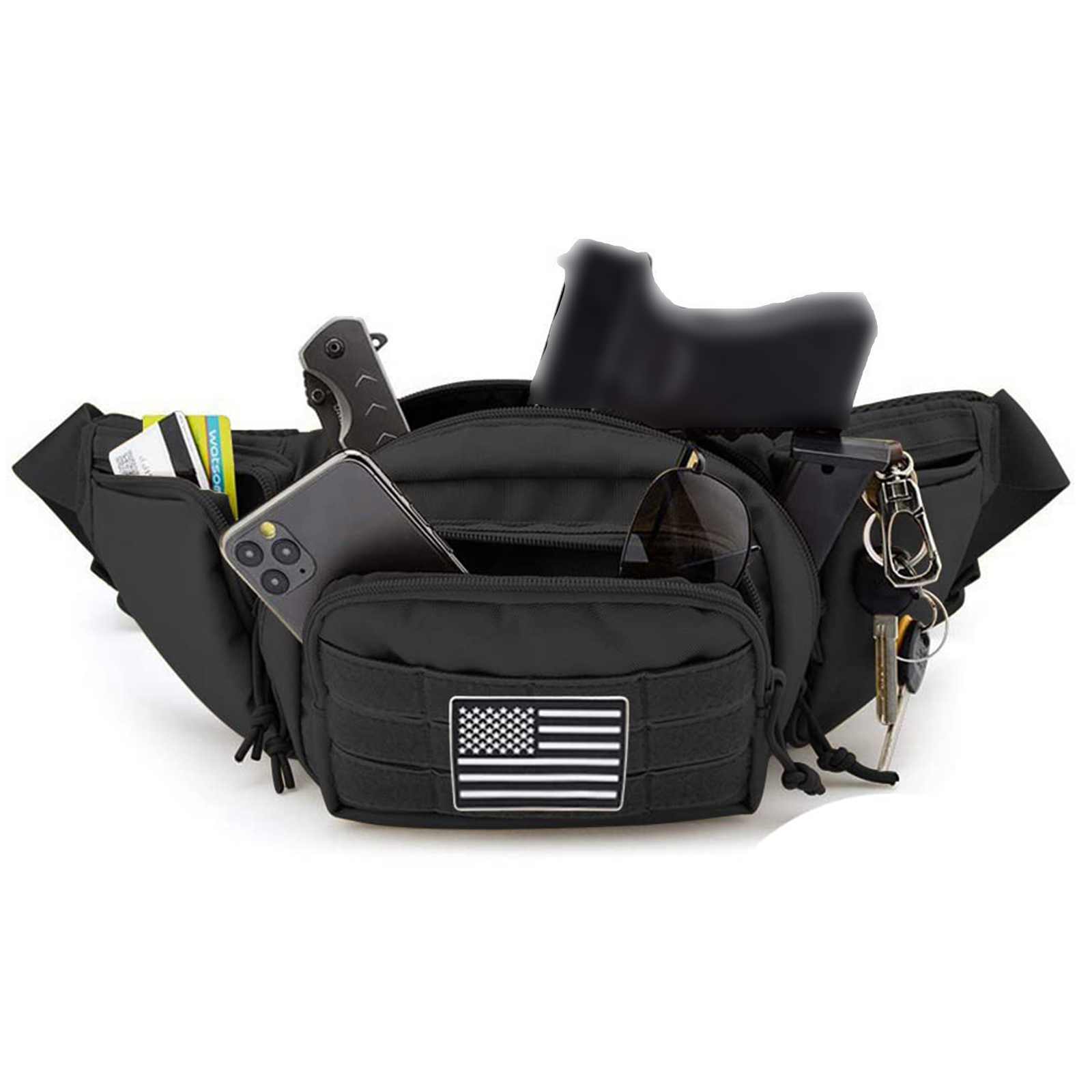 Tactical Fanny Pack Gun Holste - огляд і ціна Edc Concealed Carry Bag