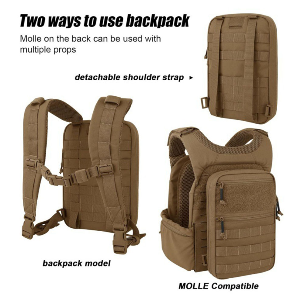 Tactical MOLLE Backpack Waterp - огляд і ціна Edc Carry Pack