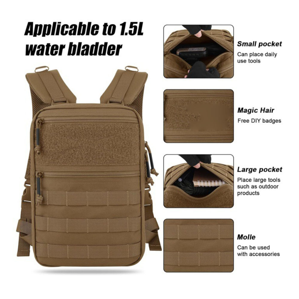 Tactical MOLLE Backpack Waterp - огляд і ціна Edc Carry Pack